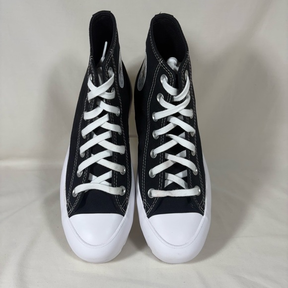 Converse Black and White High-Top Sneakers.  Brand New - Picture 4 of 10